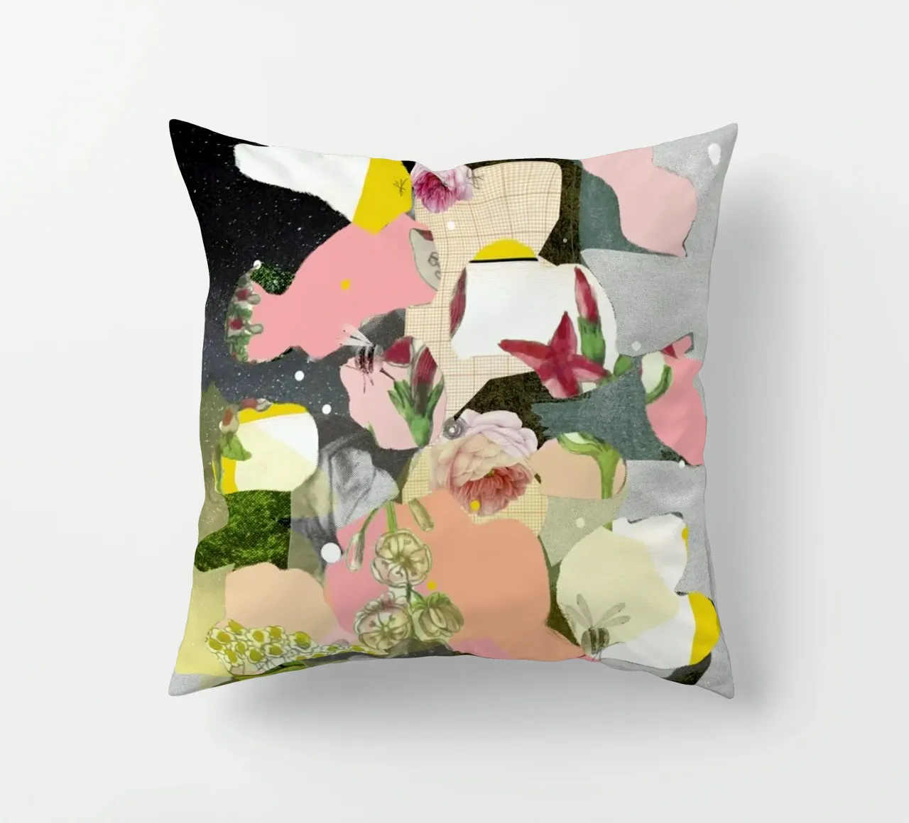 Flowers Still Life · Happy Abstraction 6a cuscino da Marko Köppe