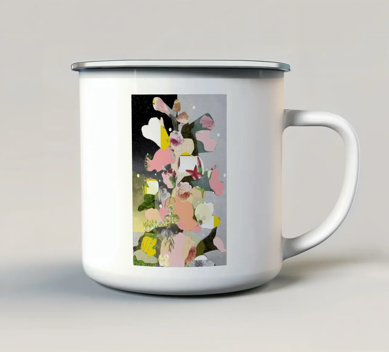 Flowers Still Life · Happy Abstraction 6a tazza in smalto da Marko Köppe