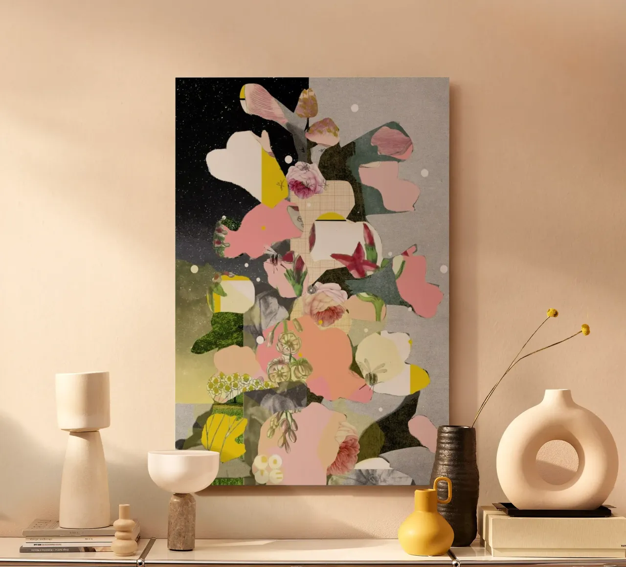 Flowers Still Life · Happy Abstraction 6a alluminio dibond da Marko Köppe