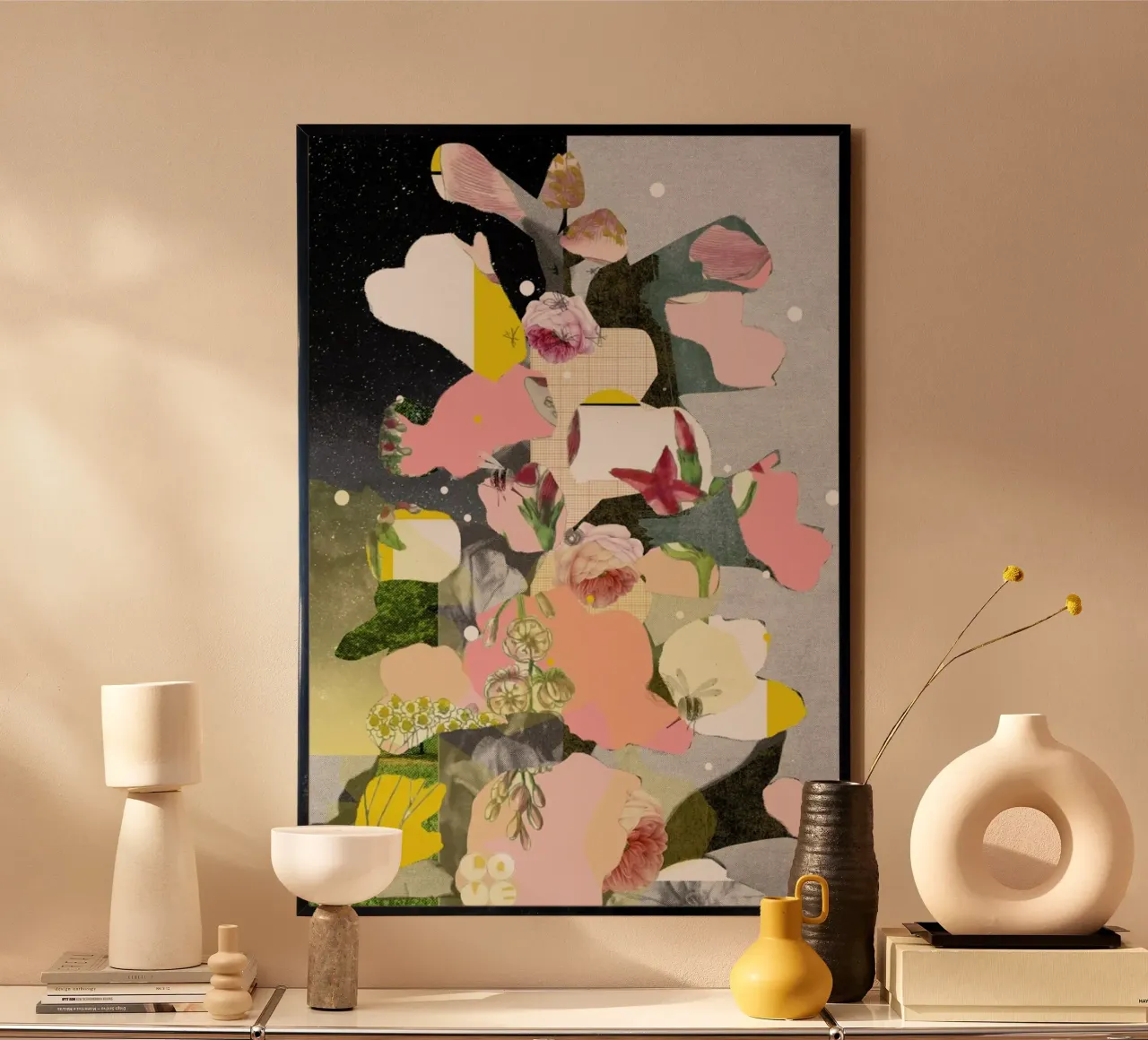 Flowers Still Life · Happy Abstraction 6a Hahnemühle von Marko Köppe