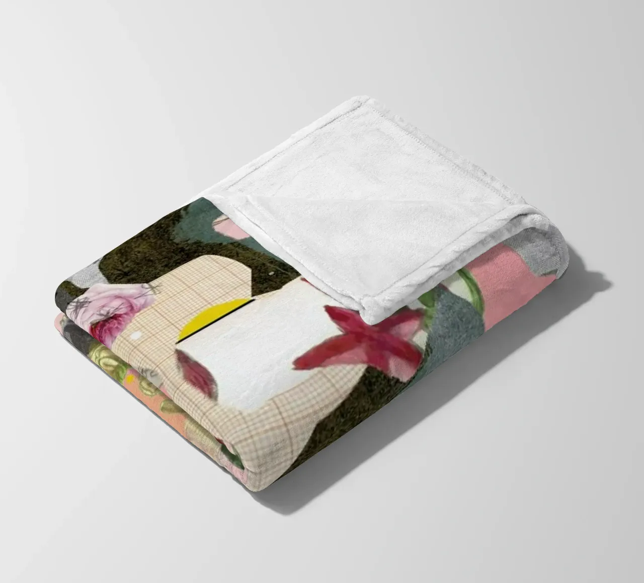 Flowers Still Life · Happy Abstraction 6a coperta in pile da Marko Köppe