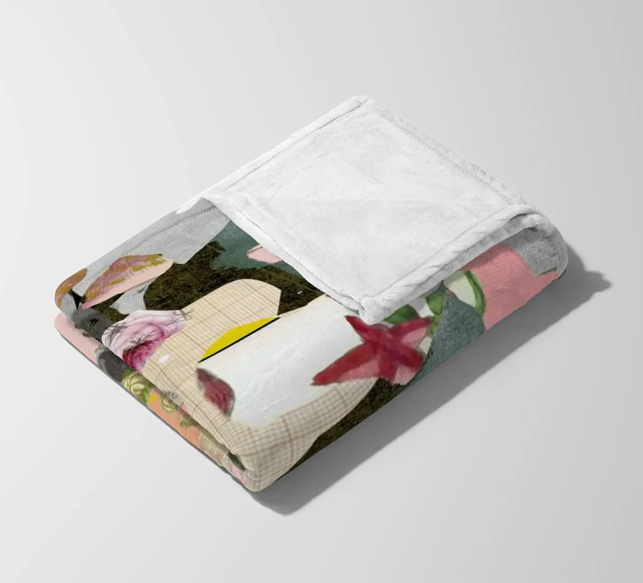 Flowers Still Life · Happy Abstraction 6a coperta in pile da Marko Köppe