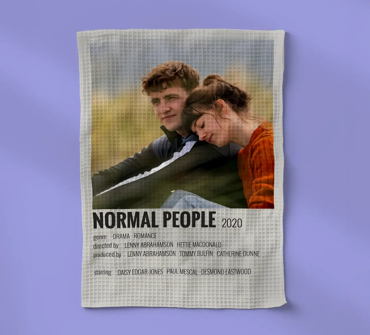 NORMAL PEOPLE 2020 canovaccio da cucina da MVFminimalist