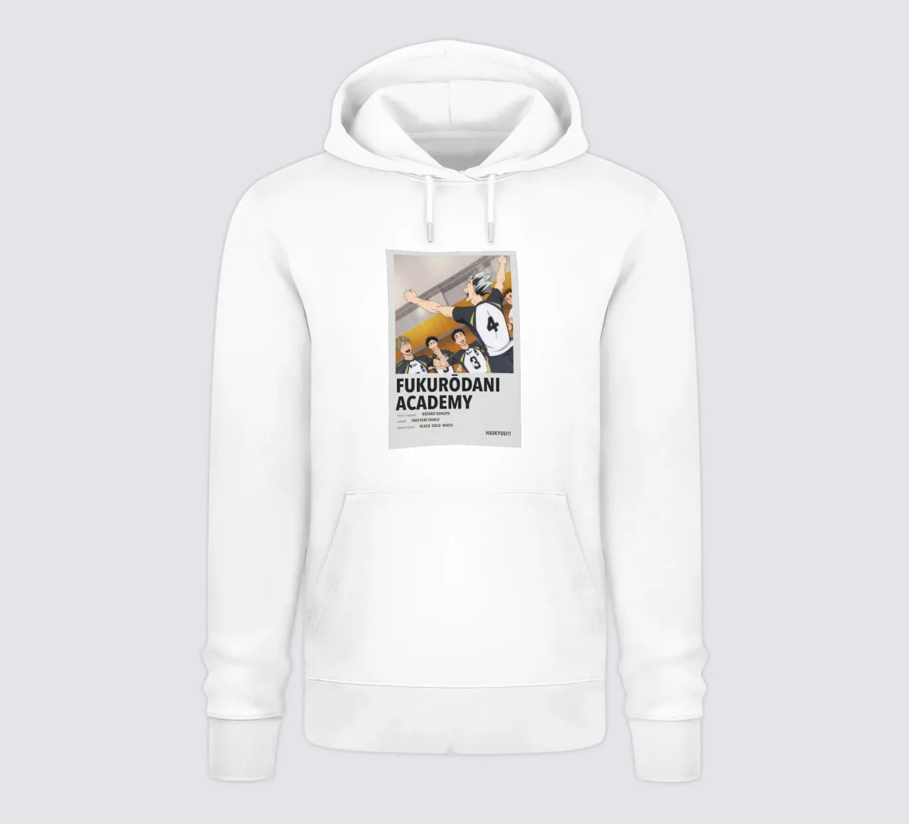 academia fukurodani sudadera con capucha de Green