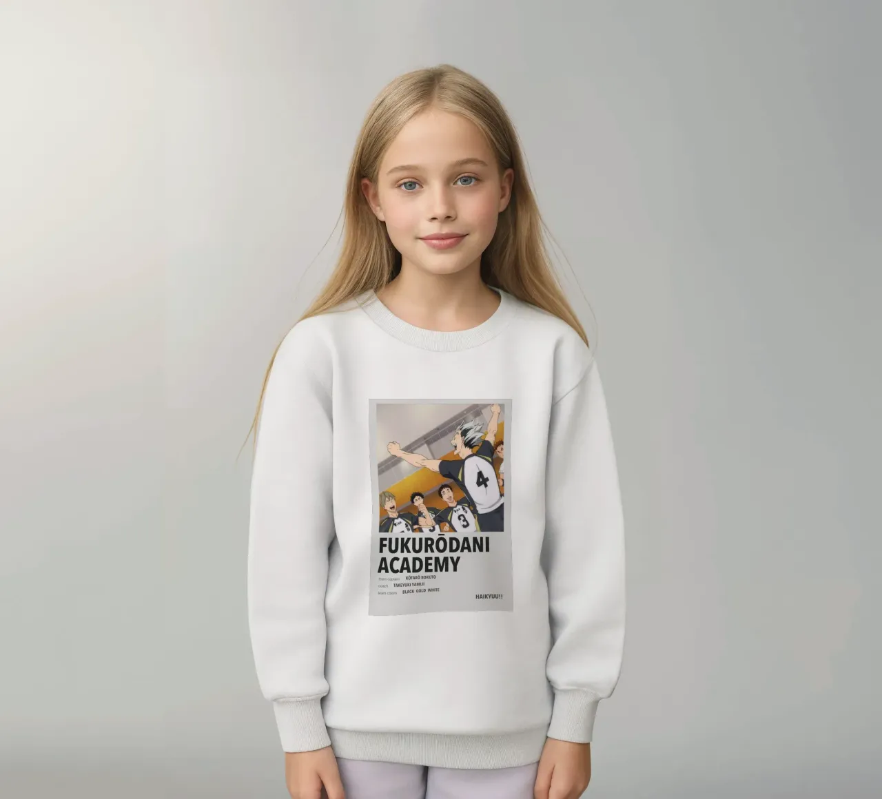 académie de fukurodani sweat enfant de Green