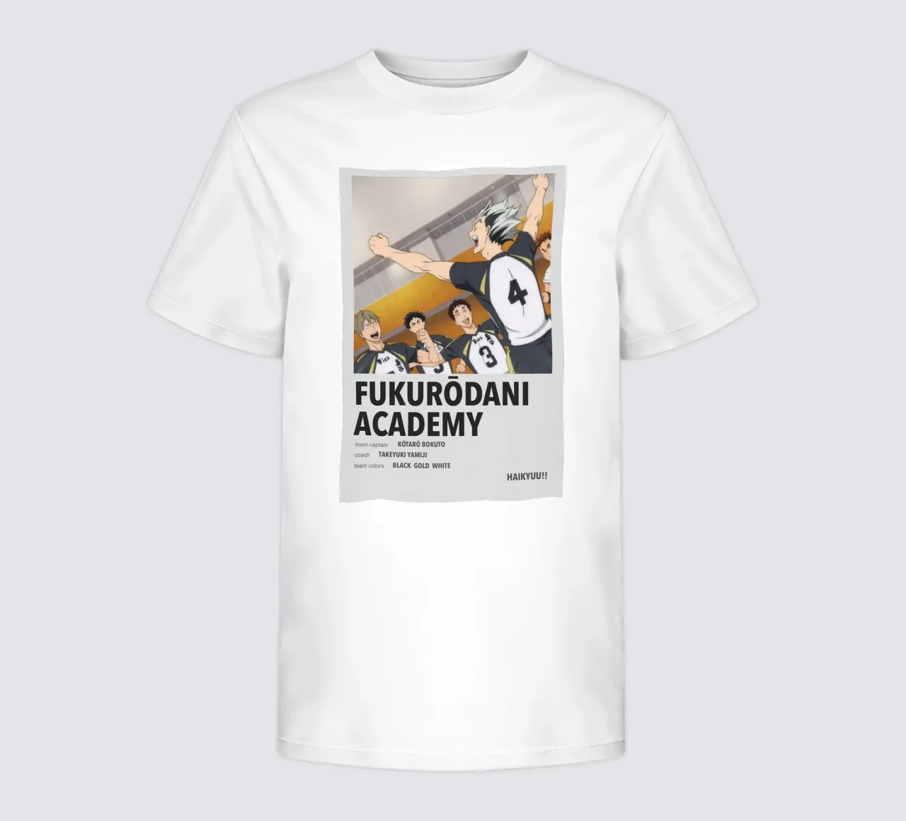 fukurodani academy kids t-shirt by Green