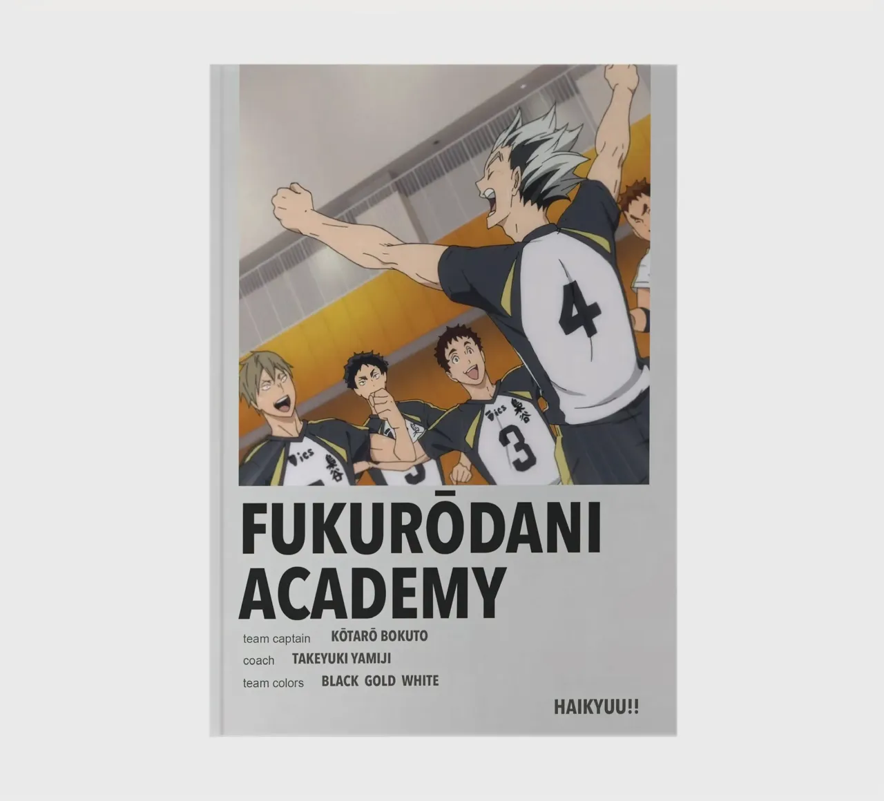 fukurodani academy notebook by Green