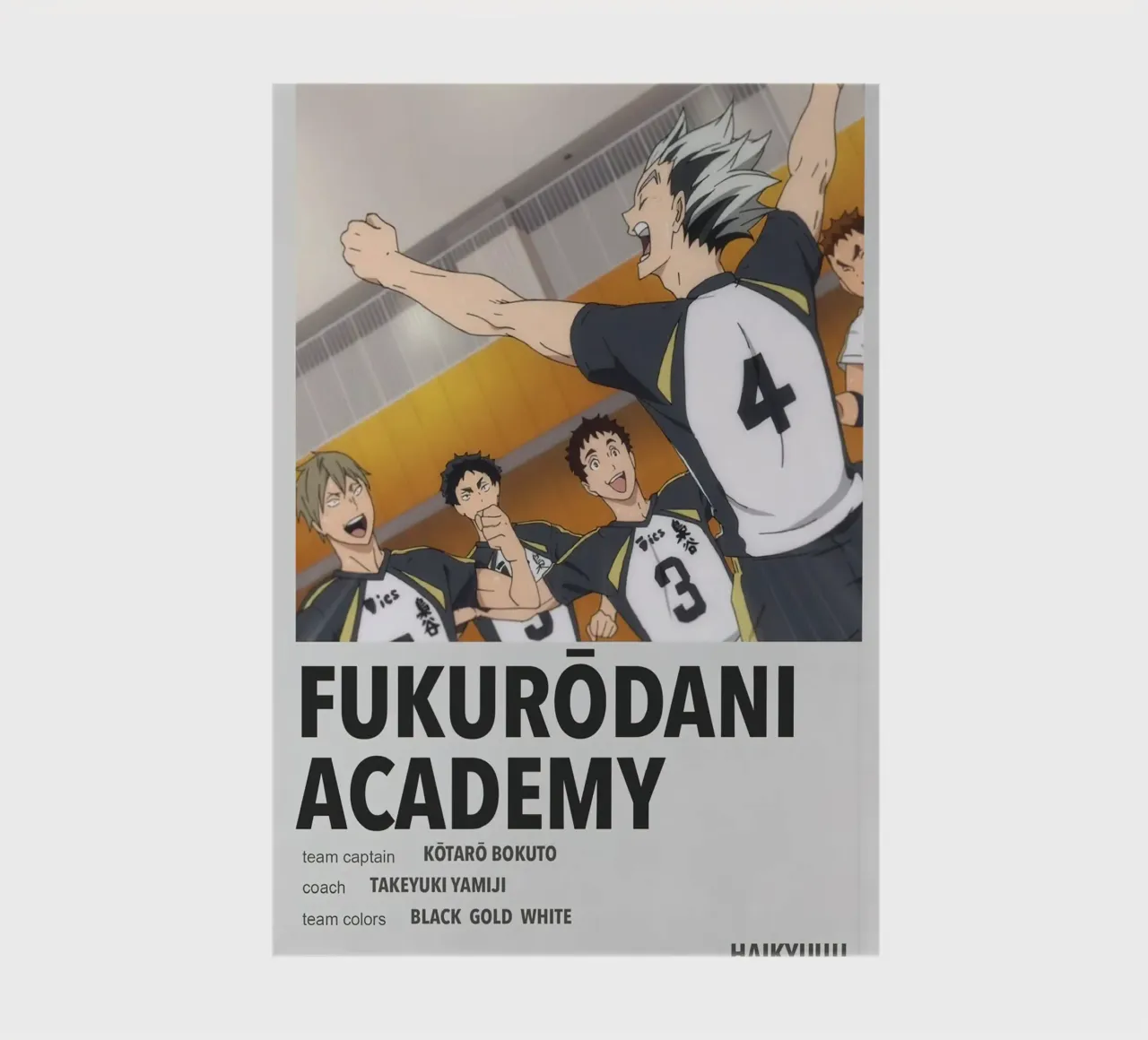 fukurodani academy notebook by Green