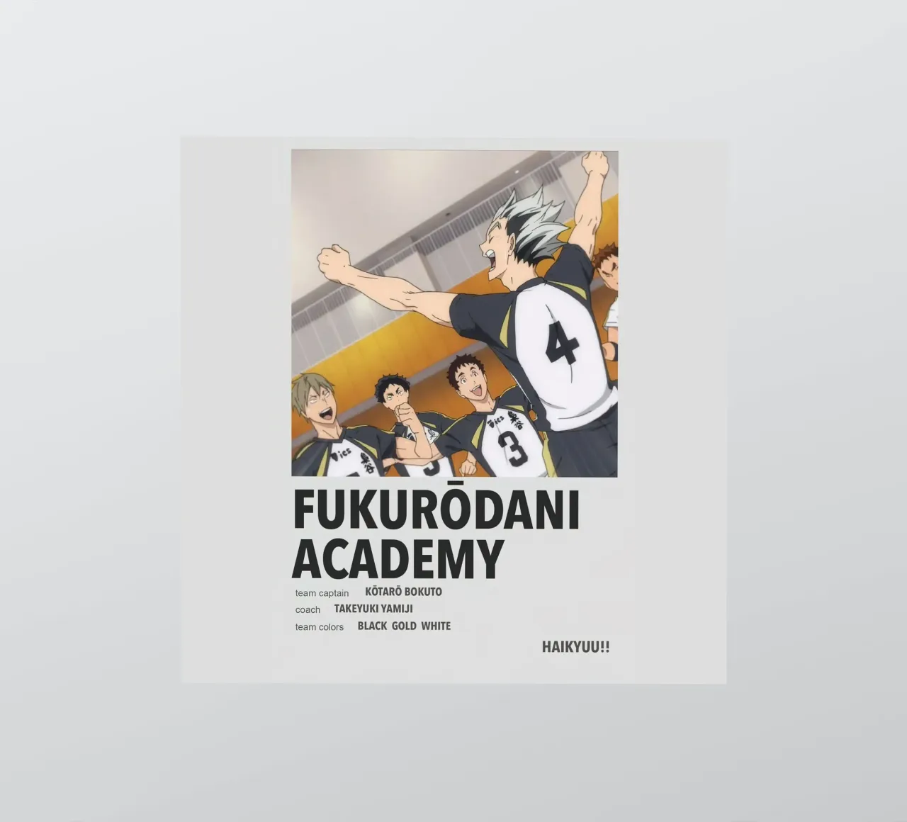 fukurodani academy sticker by Green