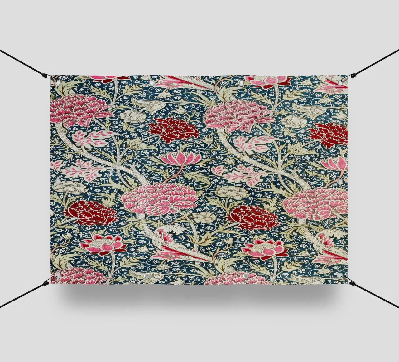 William Morris Cray Fiori Botanici Vintage telo in pvc da Jam Poster