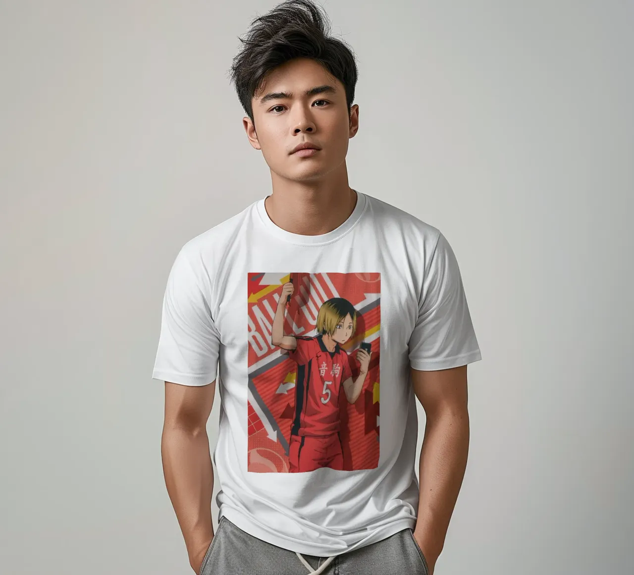 kenma nekoma t-shirt da Green