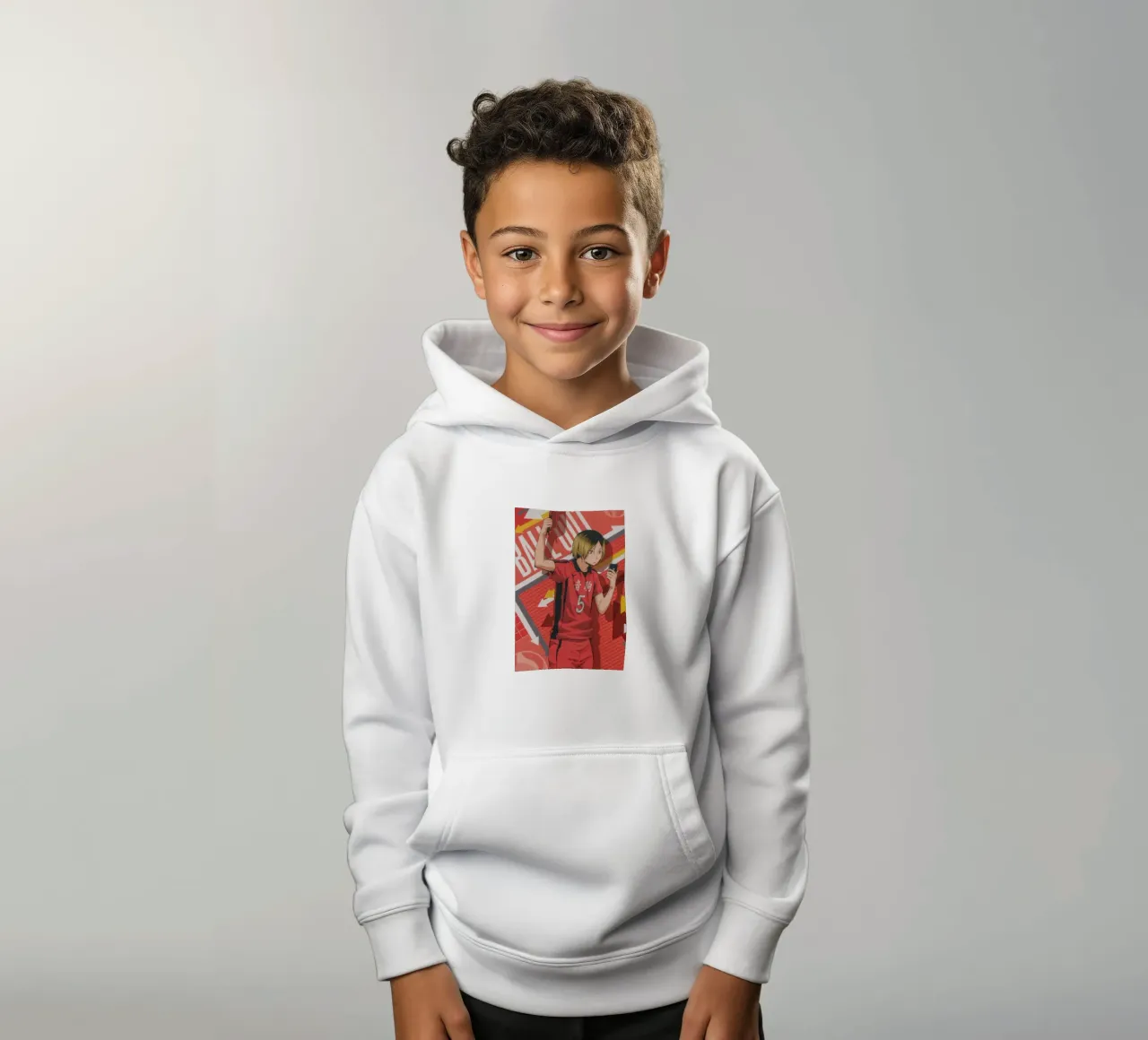 kenma nekoma kids hoodie by Green