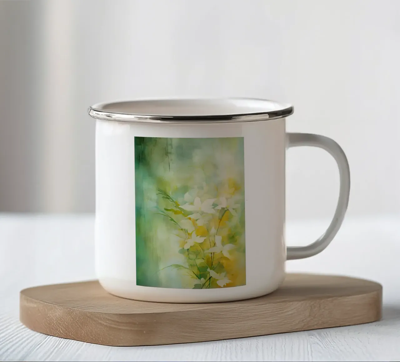 Arte da parete di Imagine tazza in smalto da Imagine