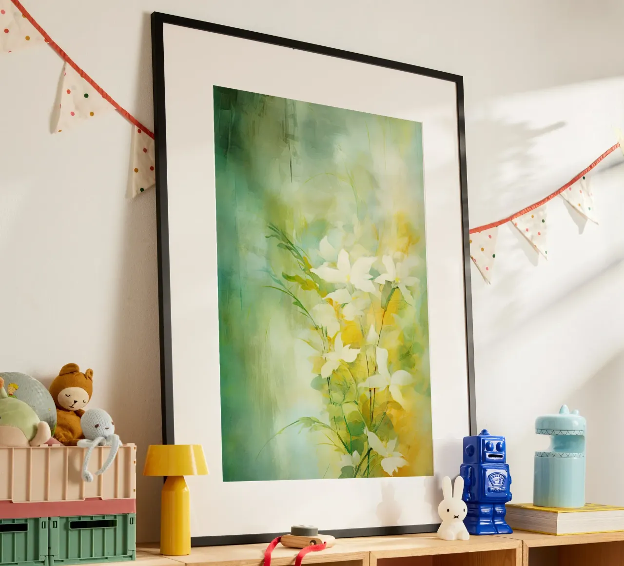 Arte da parete di Imagine poster con telaio in alluminio da Imagine