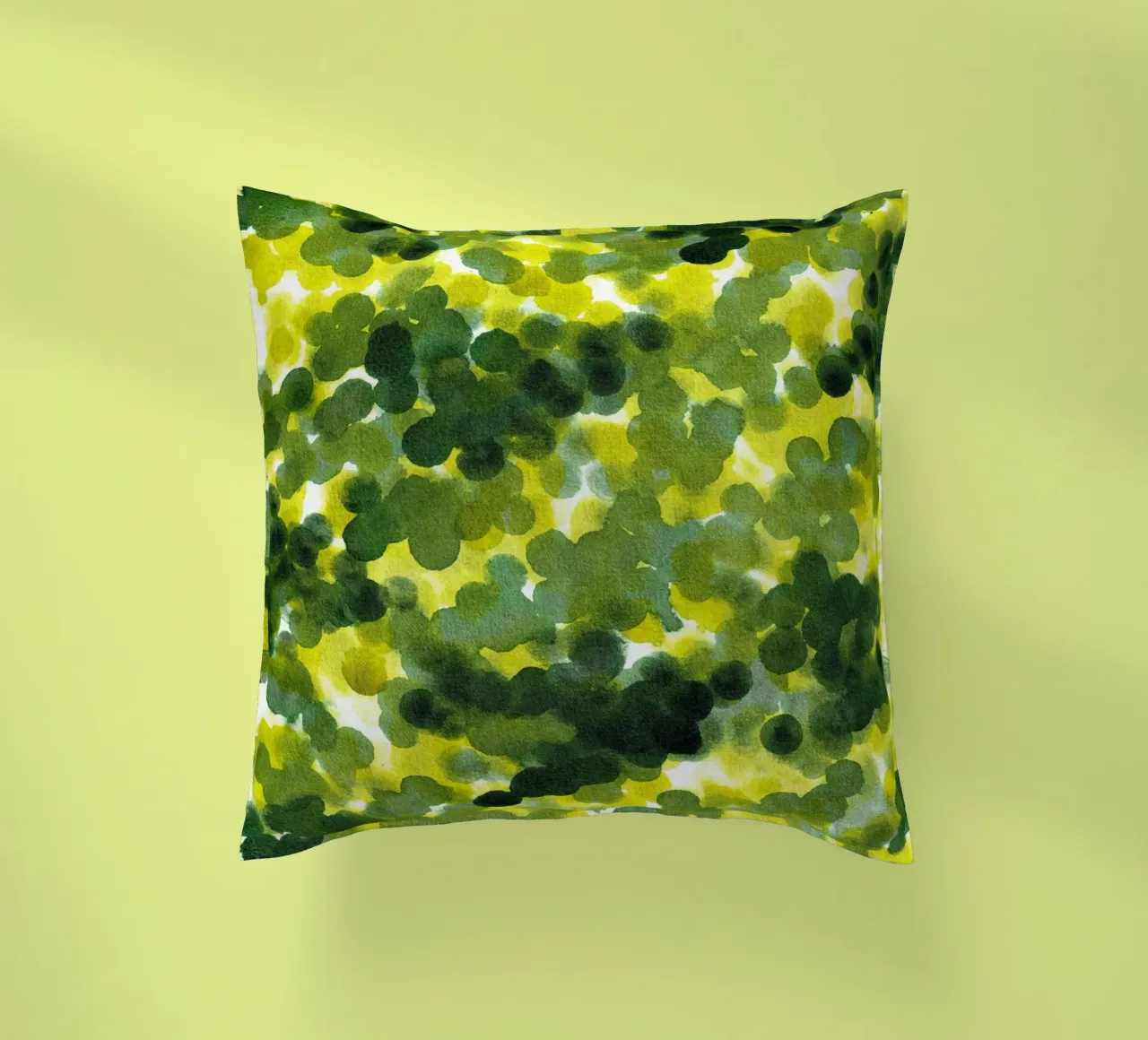 Abstract GREEN Pattern 1 cuscino da manu schimmelmann