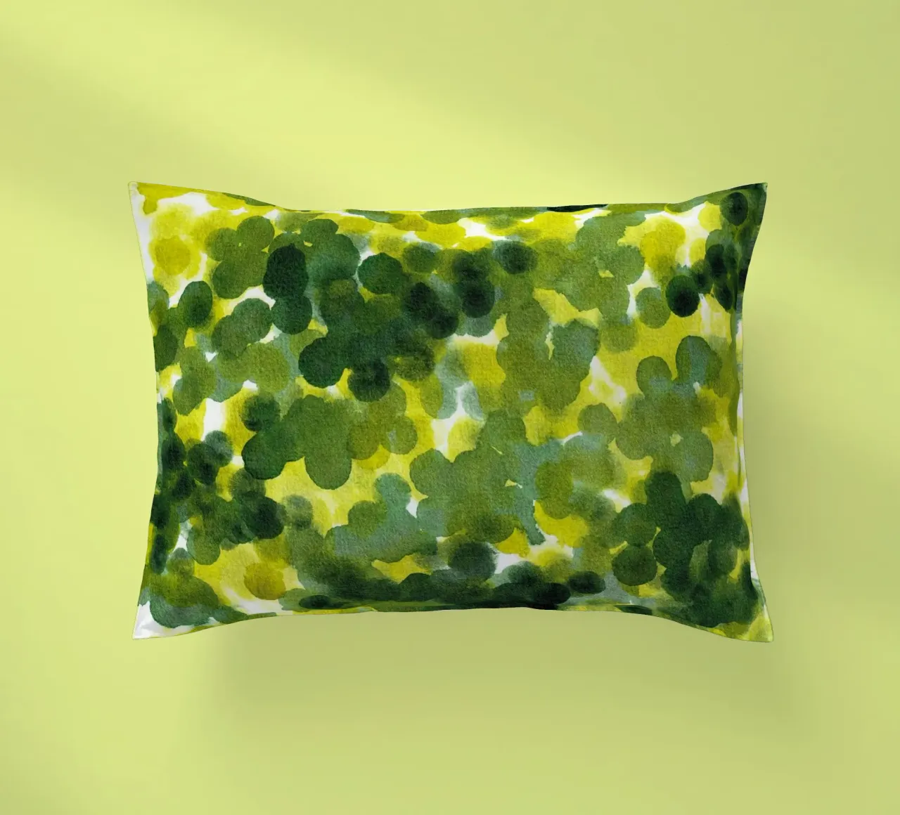 Abstract GREEN Pattern 1 cuscino da manu schimmelmann