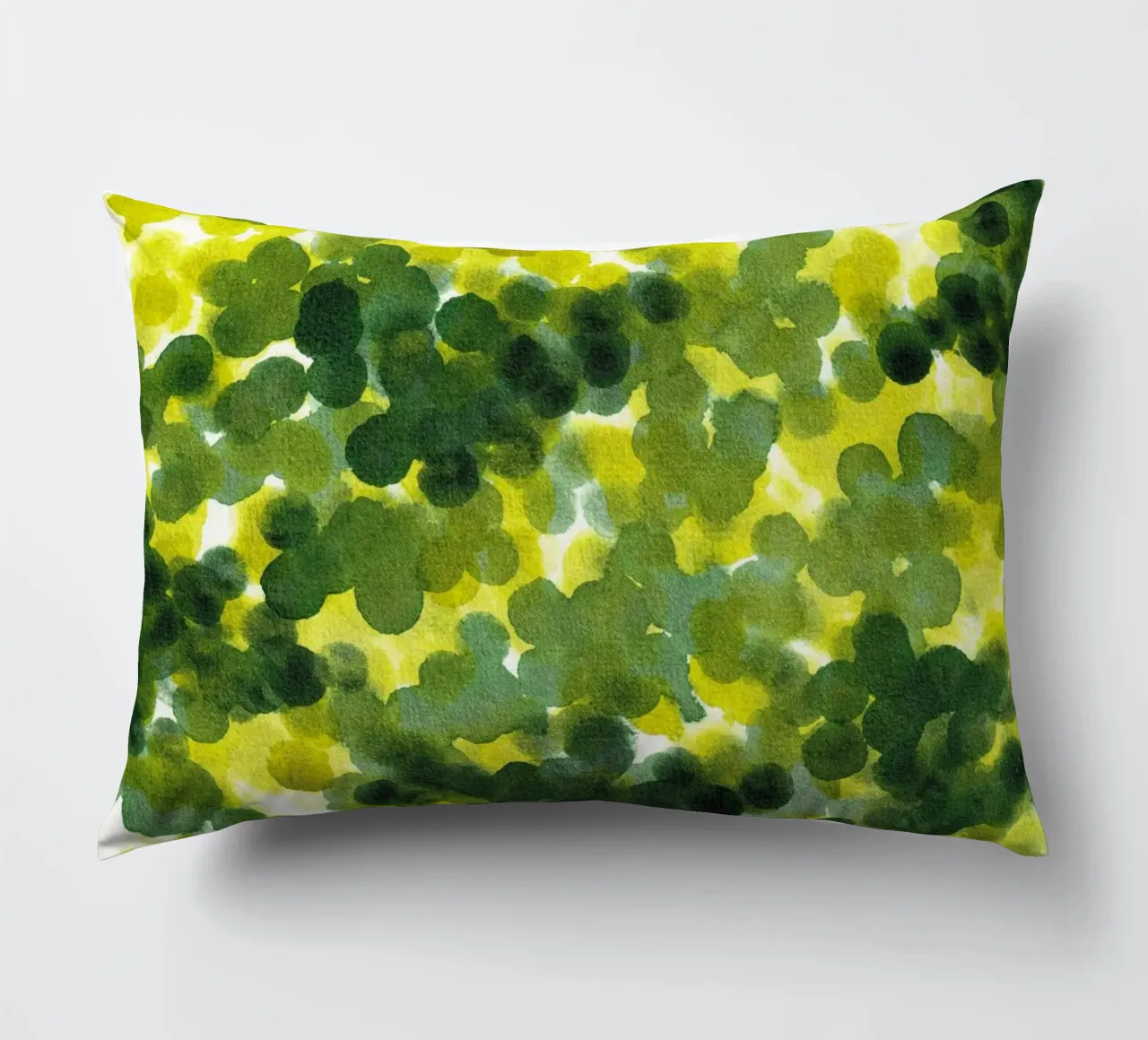 Abstract GREEN Pattern 1 cuscino da manu schimmelmann