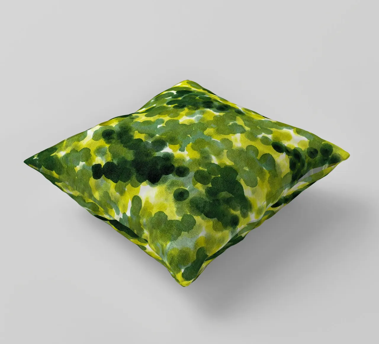 Abstract GREEN Pattern 1 cuscino da manu schimmelmann