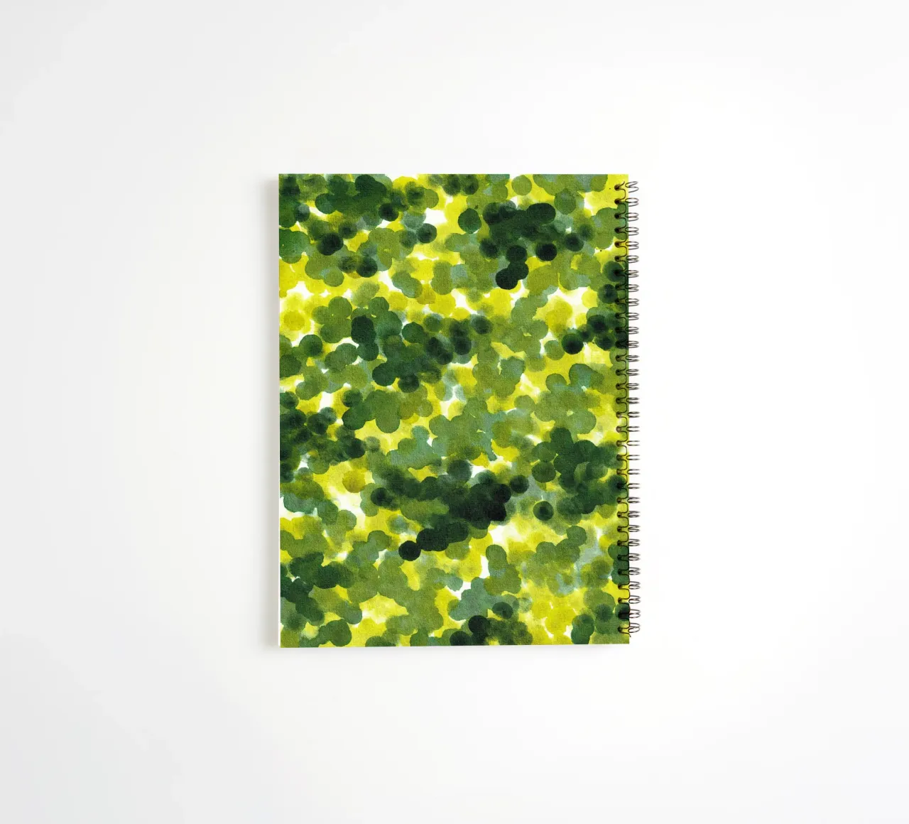 Abstract GREEN Pattern 1 diario ad anelli da manu schimmelmann