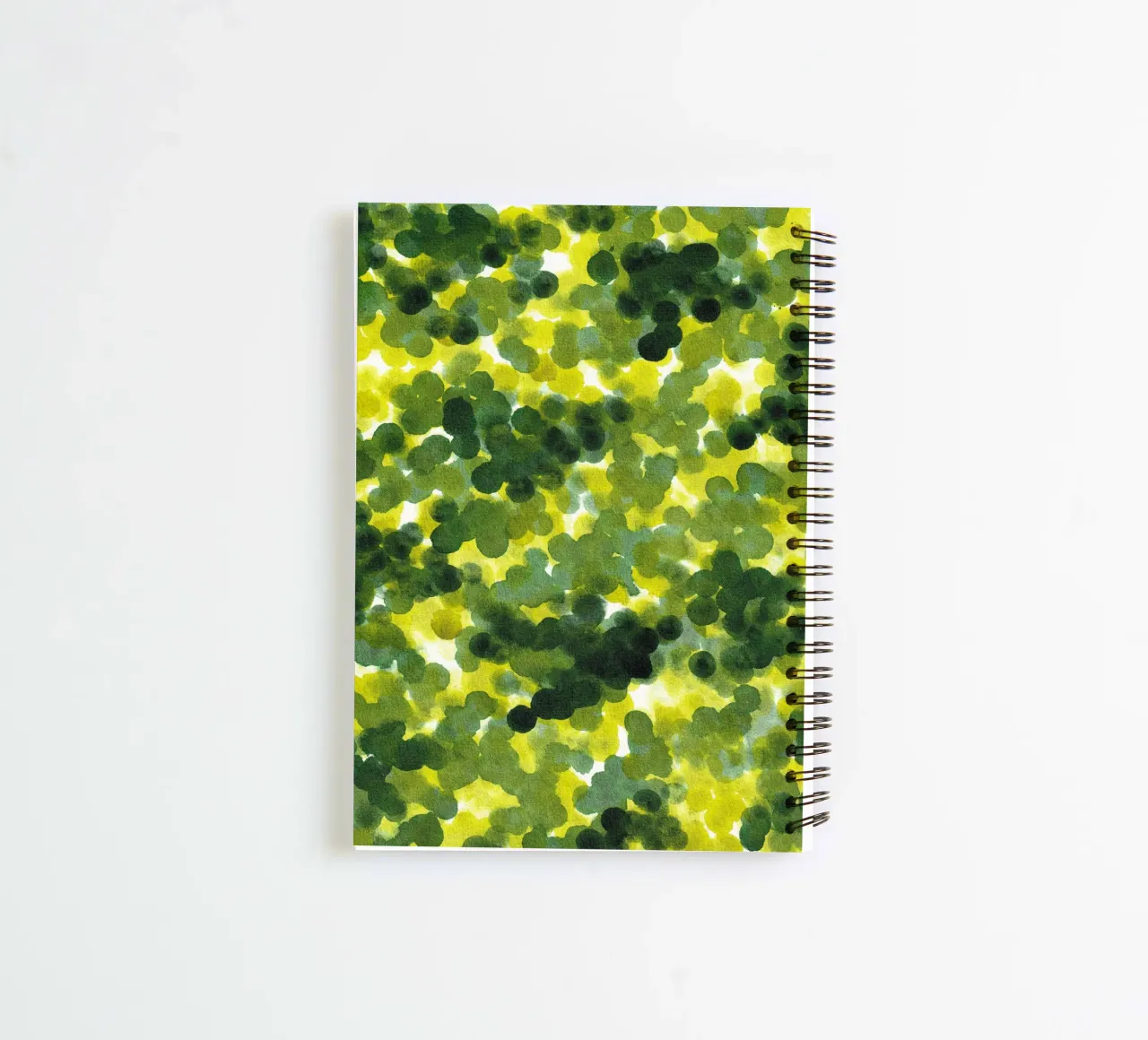 Abstract GREEN Pattern 1 diario ad anelli da manu schimmelmann