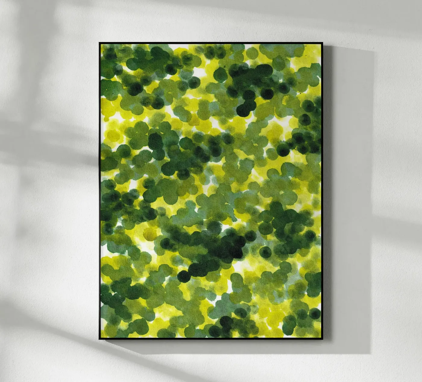 Abstract GREEN Pattern 1 plexiglass da manu schimmelmann