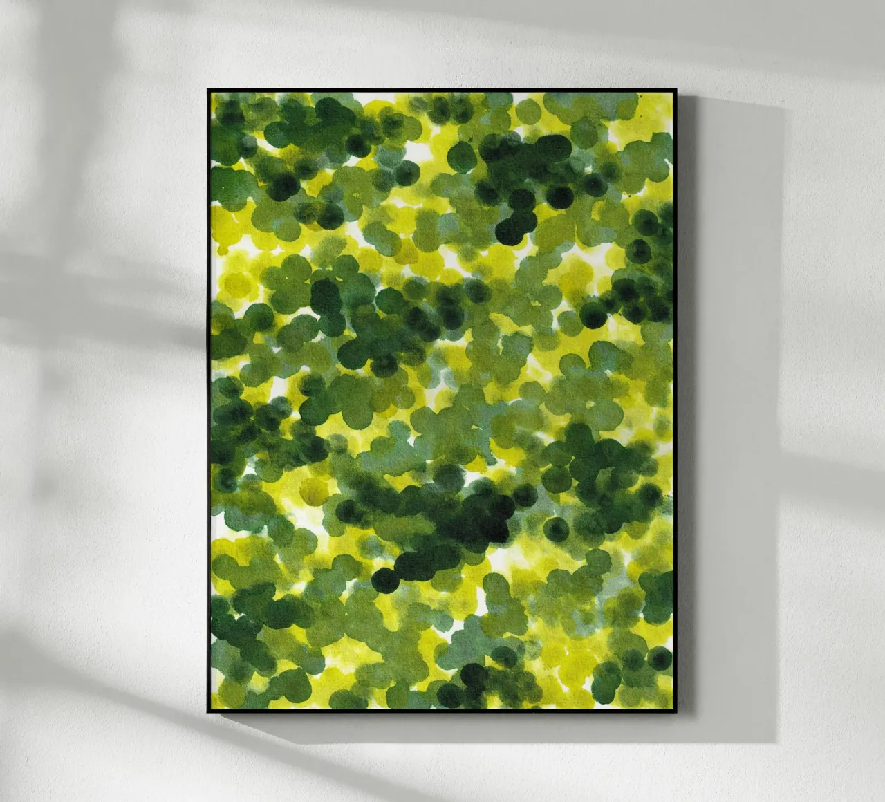 Abstract GREEN Pattern 1 plexiglass da manu schimmelmann