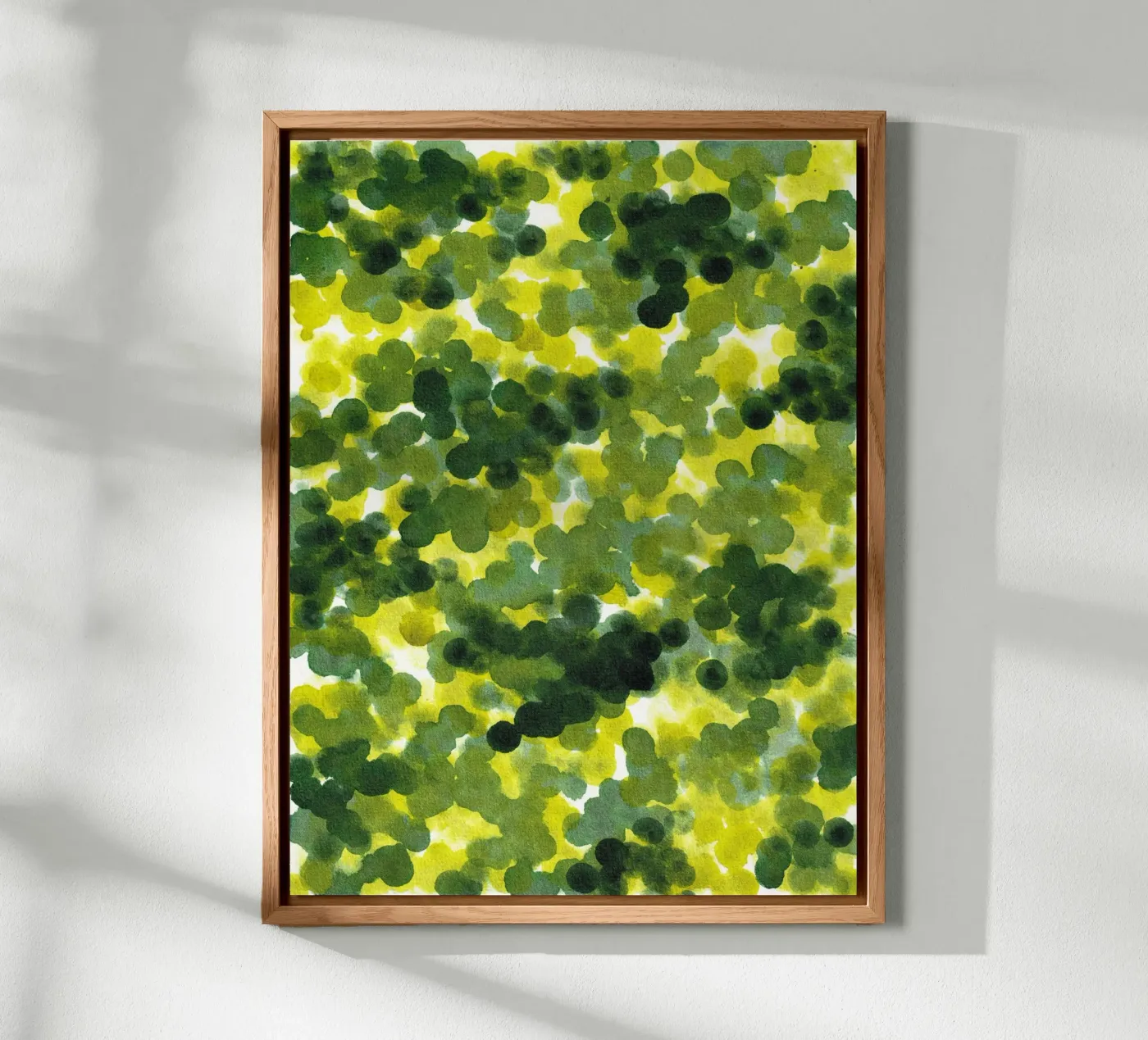 Abstract GREEN Pattern 1 pannello forex da manu schimmelmann