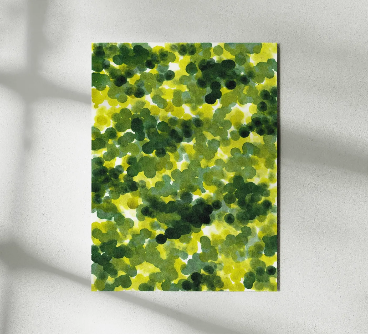 Abstract GREEN Pattern 1 pannello forex da manu schimmelmann