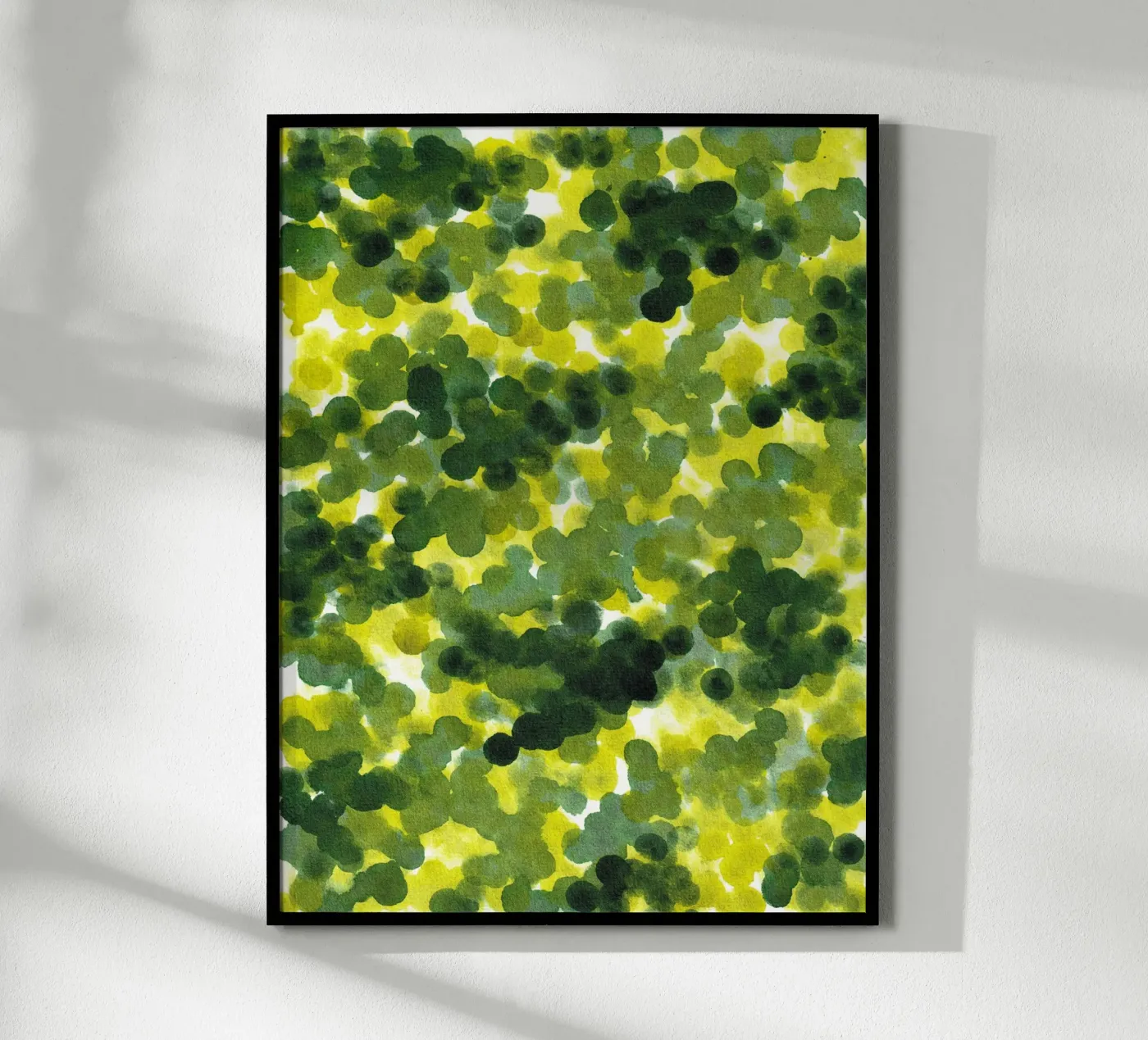 Abstract GREEN Pattern 1 poster da manu schimmelmann