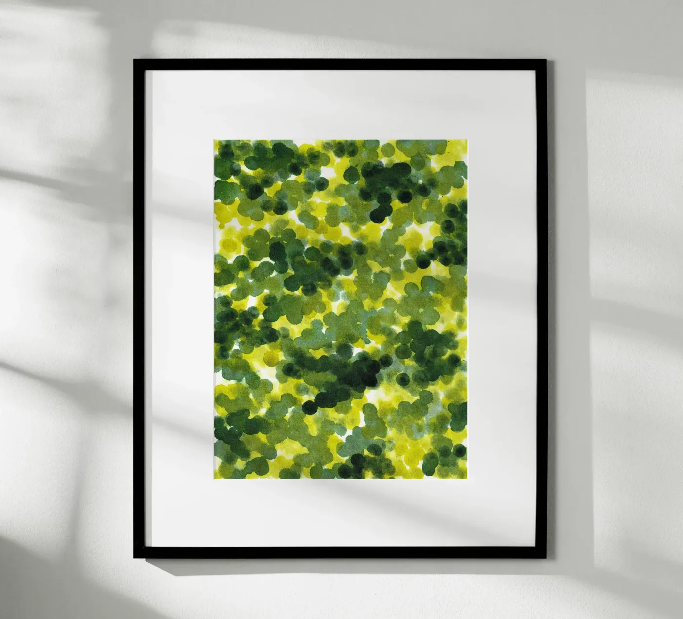 Abstract GREEN Pattern 1 poster da manu schimmelmann