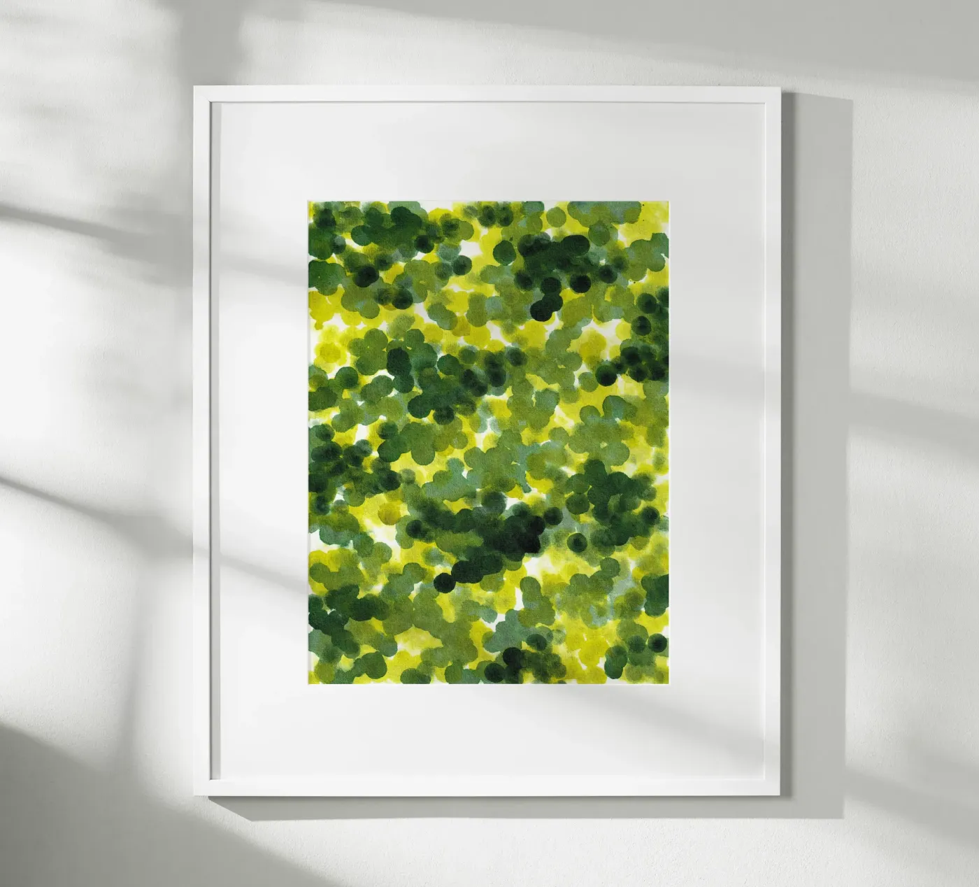 Abstract GREEN Pattern 1 poster by manu schimmelmann