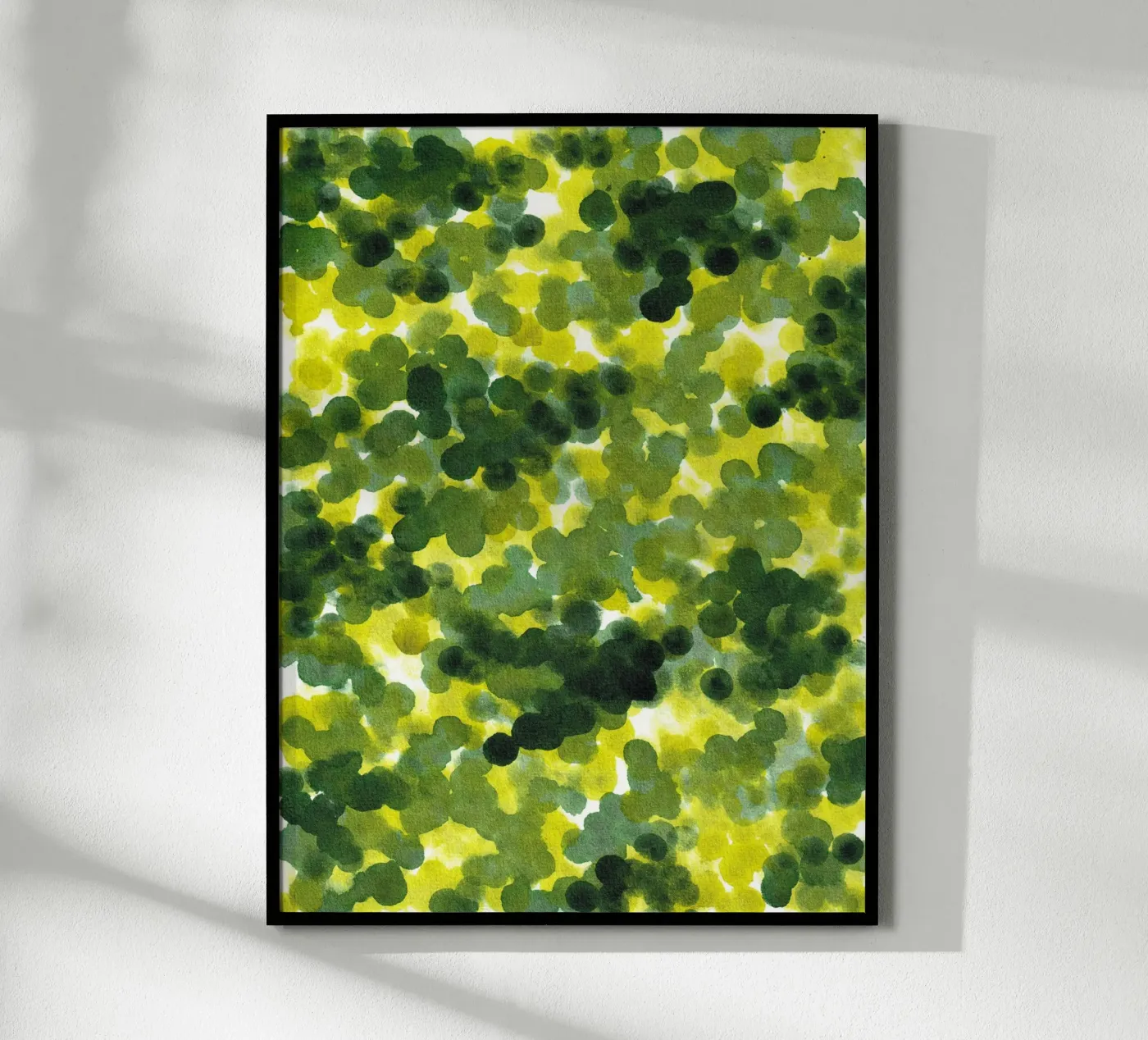Abstract GREEN Pattern 1 poster by manu schimmelmann