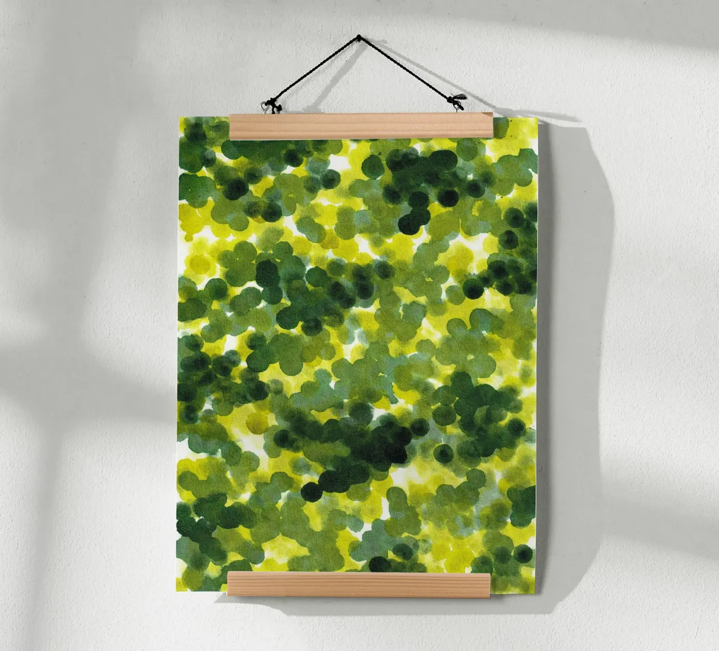 Abstract GREEN Pattern 1 poster da manu schimmelmann