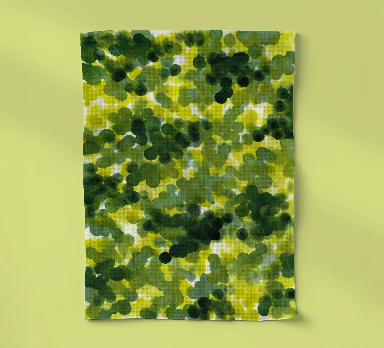 Abstract GREEN Pattern 1 canovaccio da cucina da manu schimmelmann