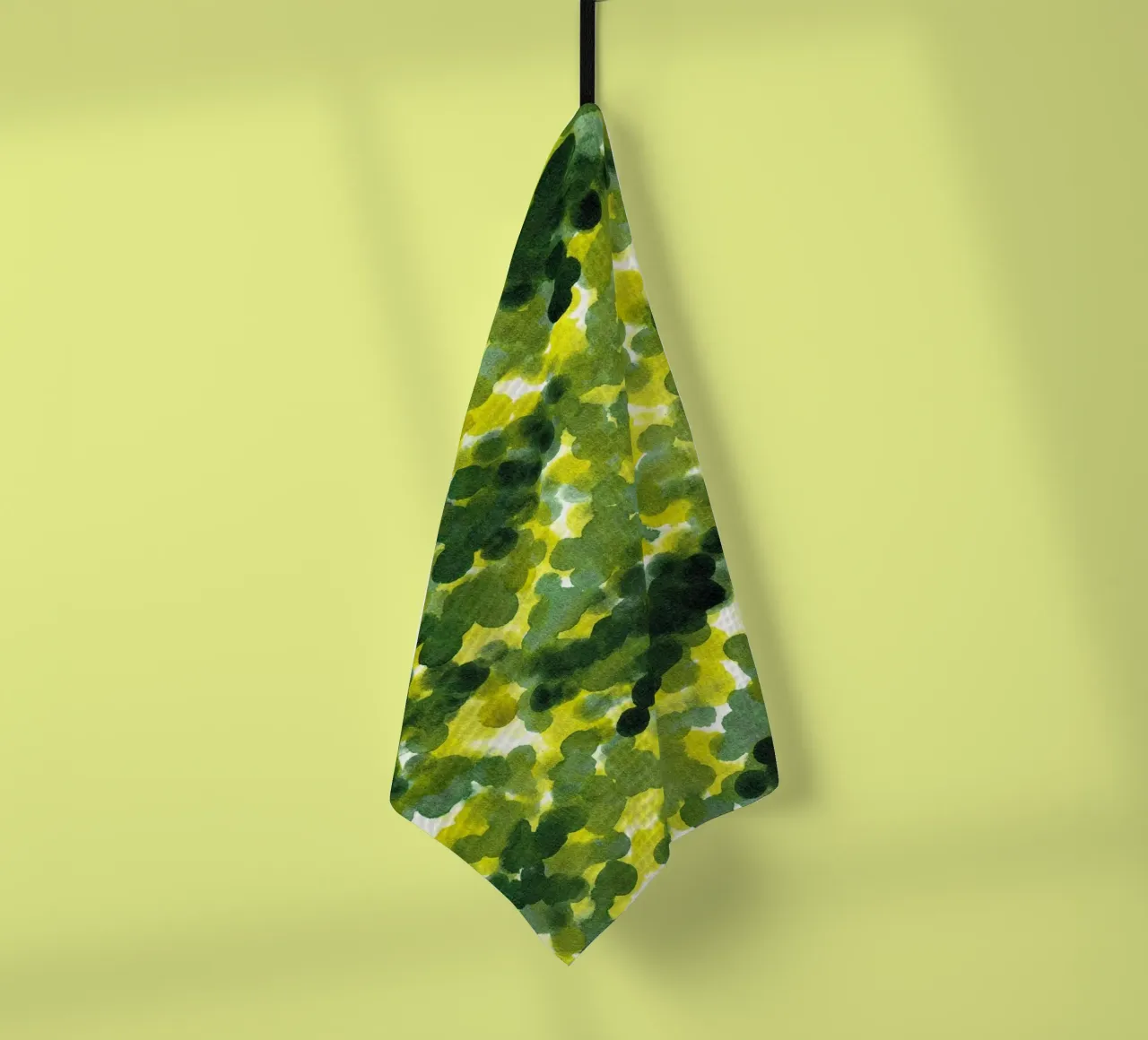 Abstract GREEN Pattern 1 canovaccio da cucina da manu schimmelmann