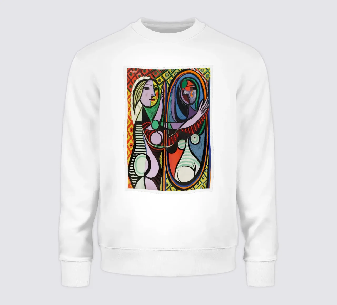 Pablo Picasso - Ragazza davanti allo specchio felpa da galang shop