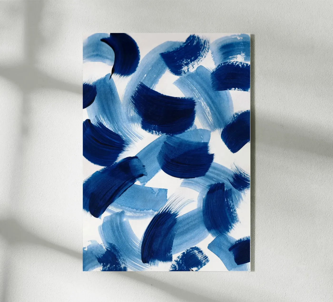 Abstract BLUE Pattern 3 Acryl-Glas von manu schimmelmann