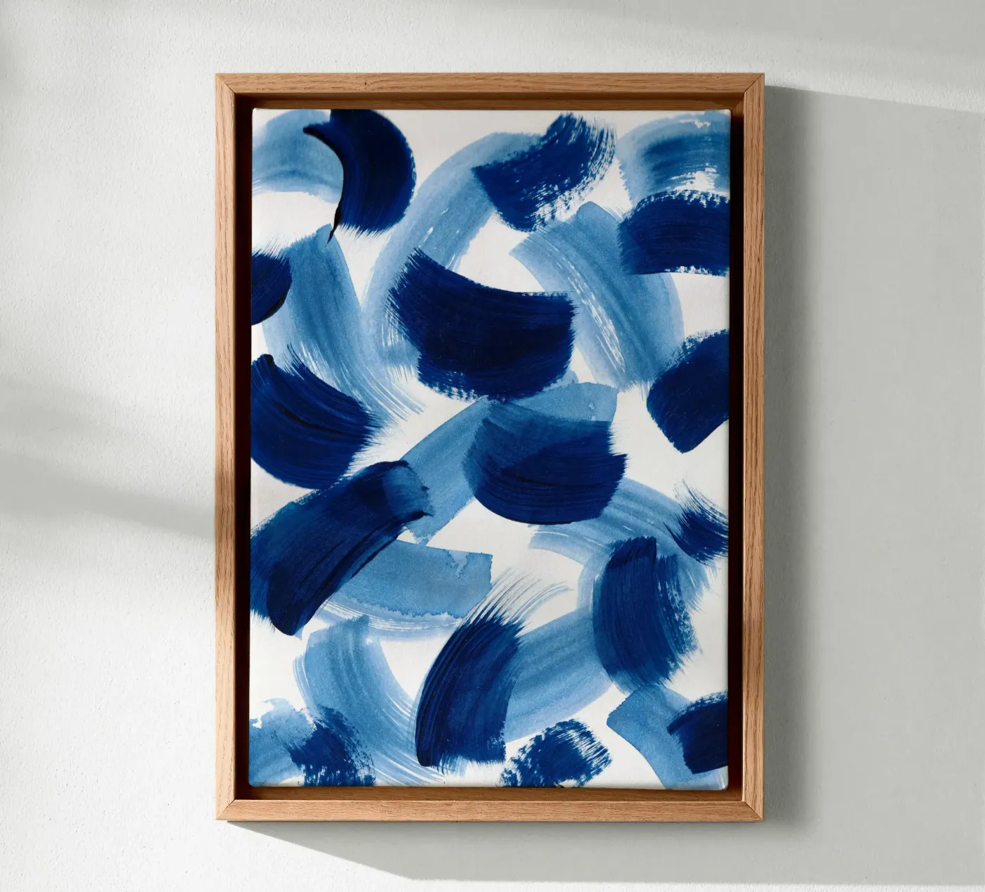 Abstract BLUE Pattern 3 tela da manu schimmelmann