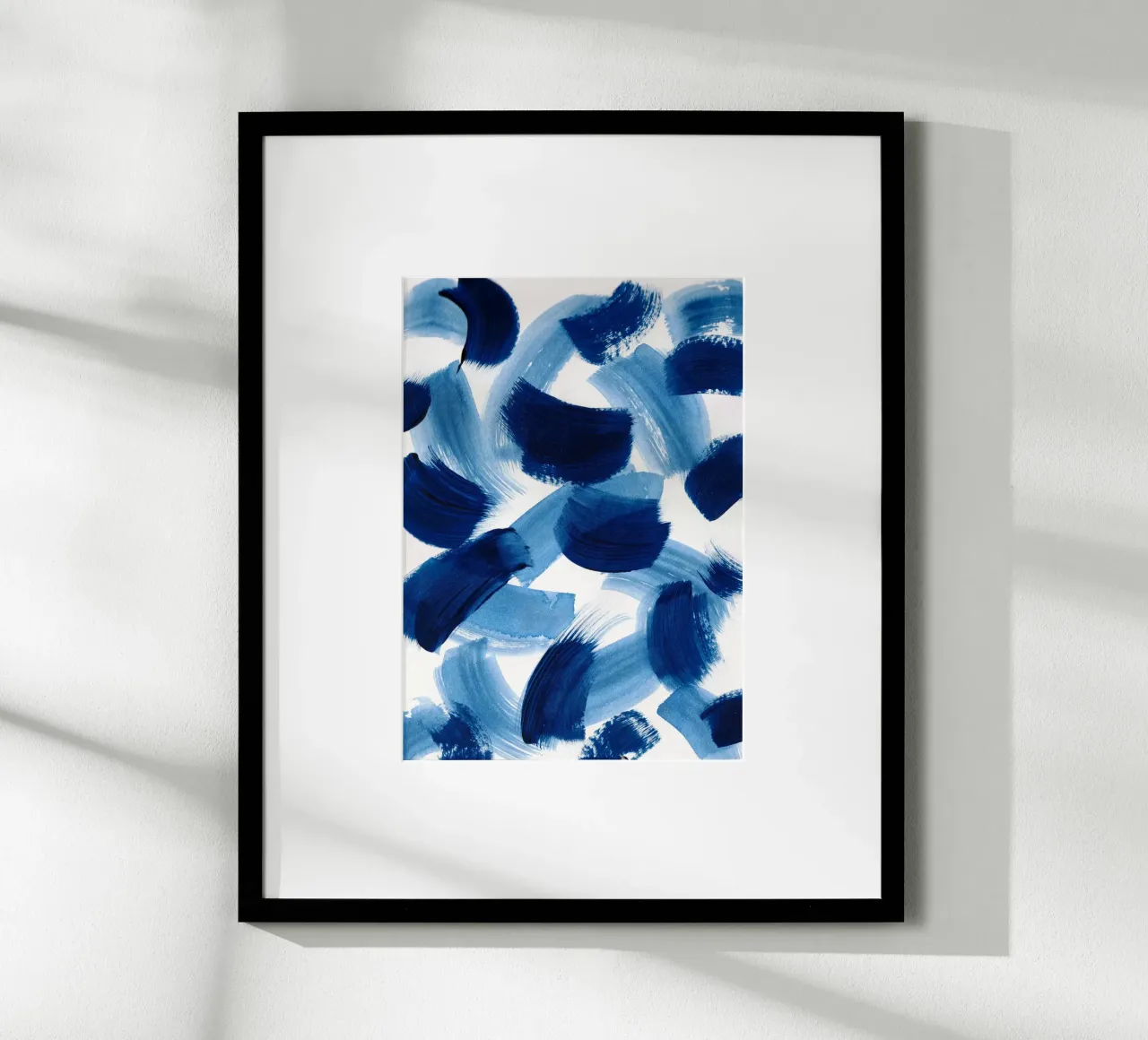 Abstract BLUE Pattern 3 carta hahnemühle da manu schimmelmann