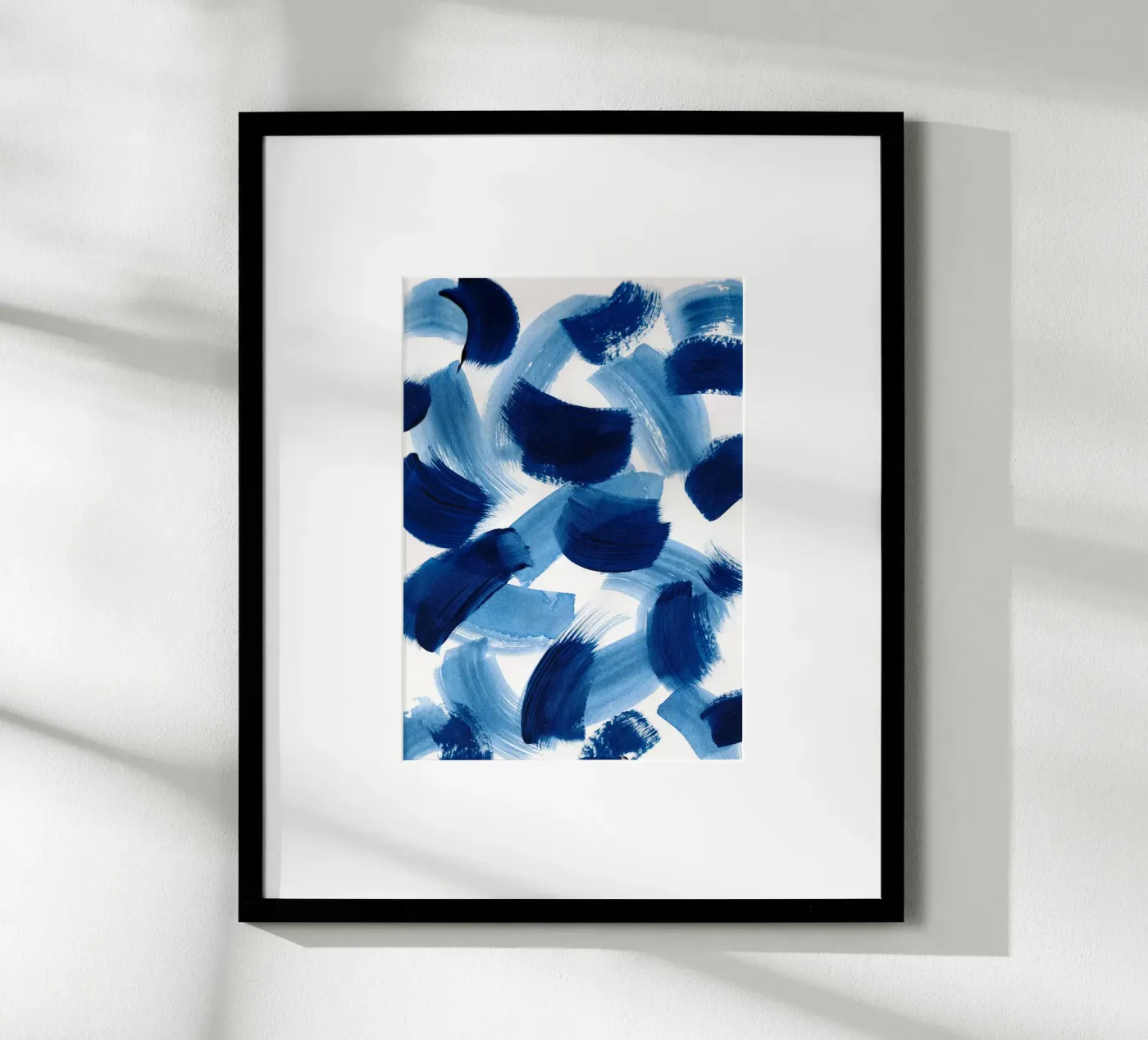 Abstract BLUE Pattern 3 poster da manu schimmelmann