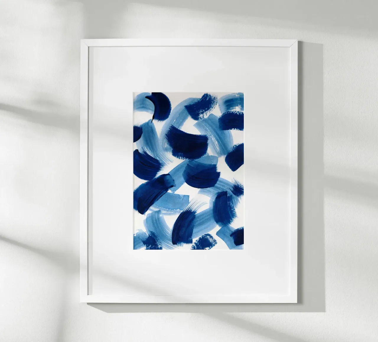 Abstract BLUE Pattern 3 poster da manu schimmelmann