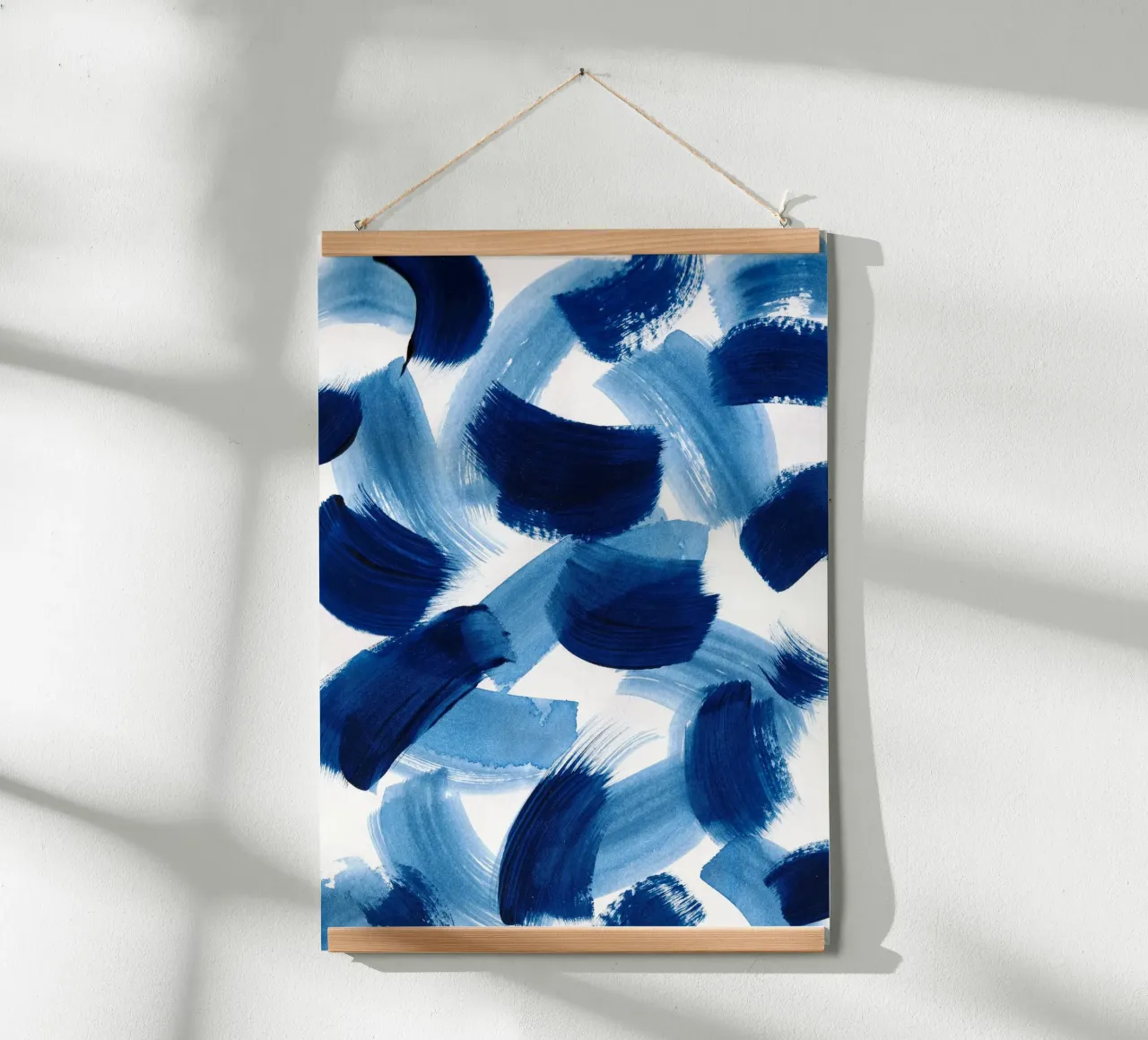 Abstract BLUE Pattern 3 poster da manu schimmelmann