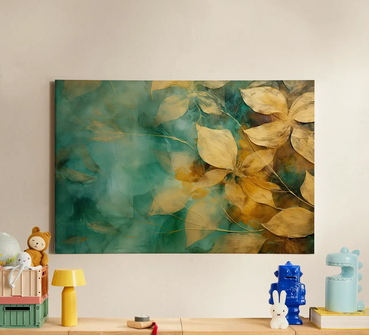 Muurkunst van Imagine canvas met Baklijst van Imagine