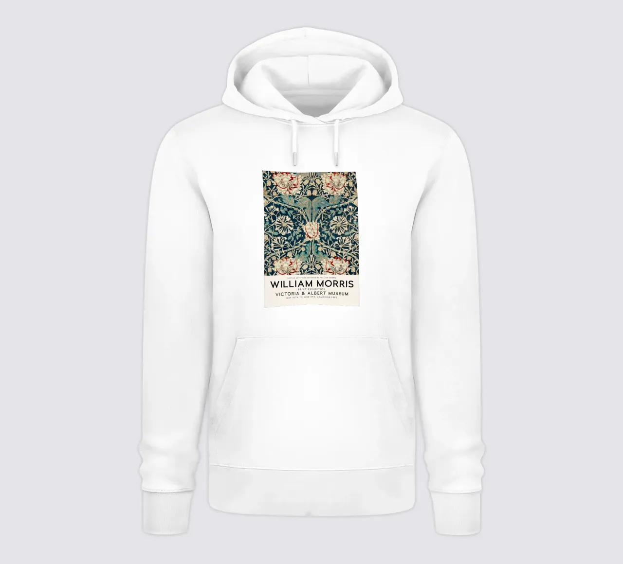 William Morris Caprifoglio botanico felpa con cappuccio da Jam Poster