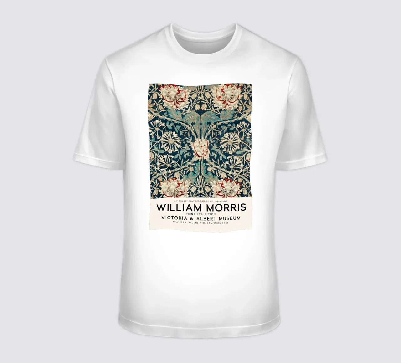 William Morris Caprifoglio botanico t-shirt da Jam Poster