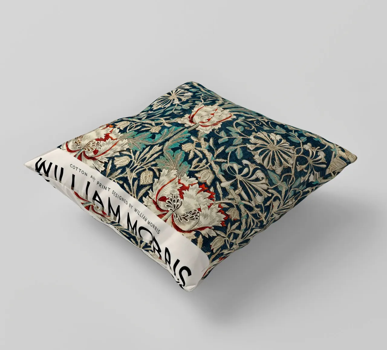 William Morris Caprifoglio botanico cuscino da Jam Poster