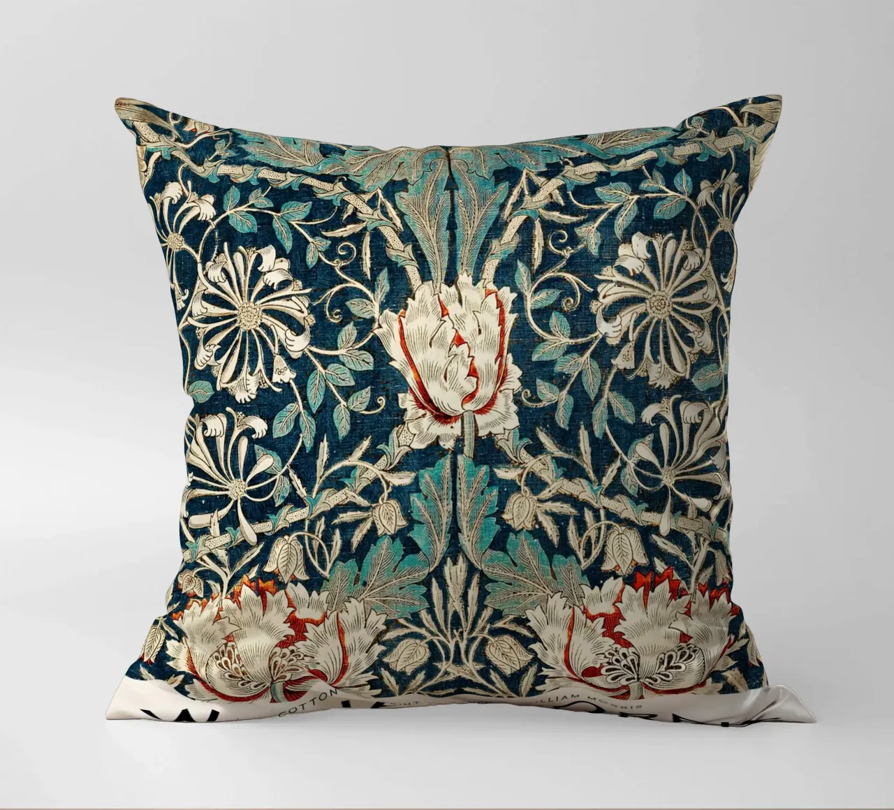 William Morris Caprifoglio botanico cuscino da Jam Poster