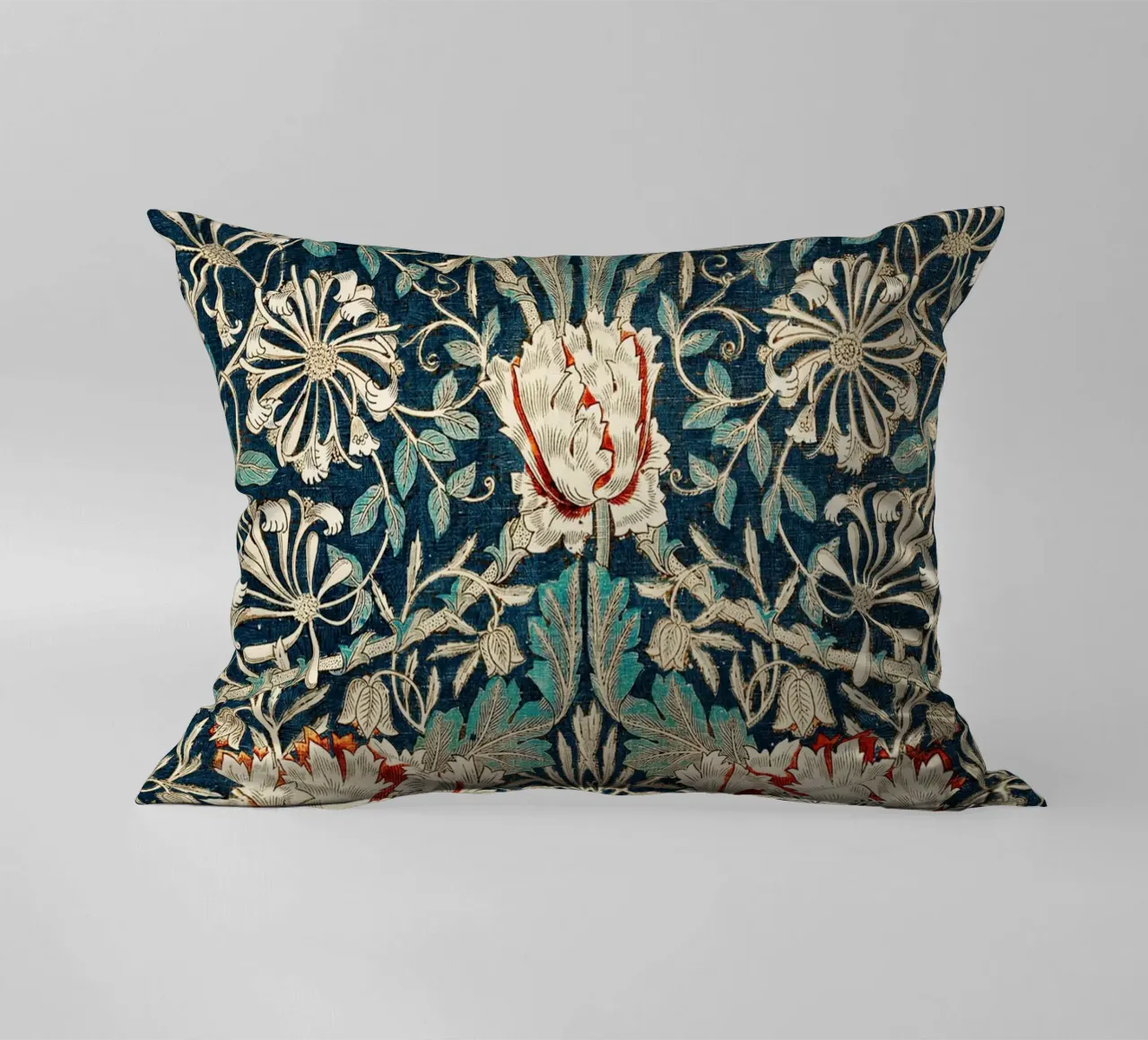 William Morris Caprifoglio botanico cuscino da Jam Poster