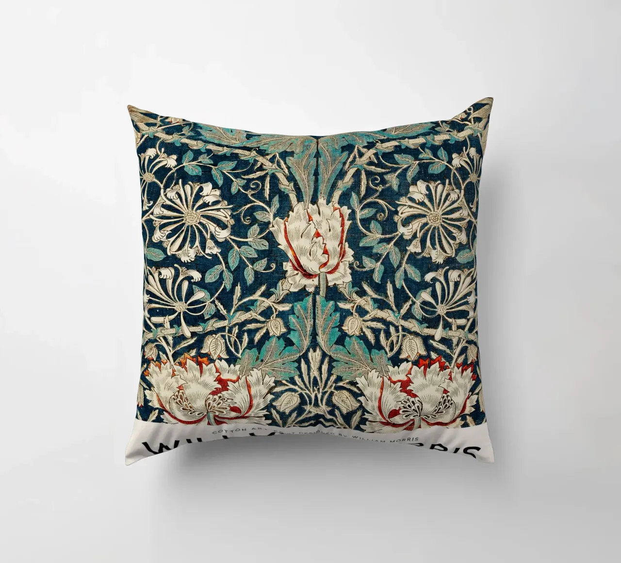 William Morris Caprifoglio botanico cuscino da Jam Poster