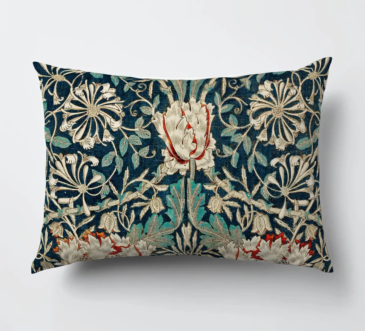 William Morris Caprifoglio botanico cuscino da Jam Poster
